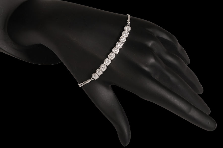 Liron Silver Baget Taşlı Bileklik